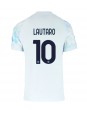 Inter Milan Lautaro Martinez #10 Replika Borta Kläder 2025-26 Kortärmad Inter Milan Lautaro Martinez #10 Replika Borta Kläder 2025-26 Kortärmad